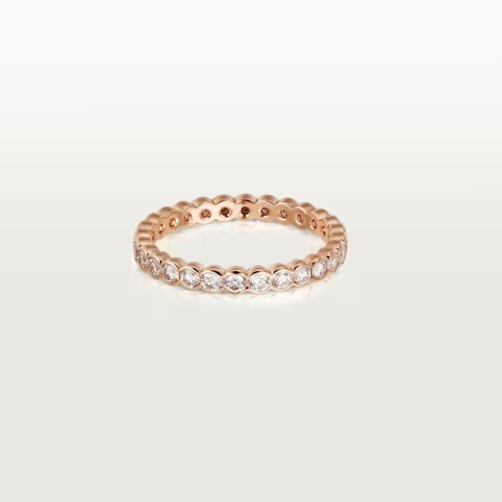 Brand New Cartier Broderie Ring in Yellow Gold and Diamonds size 6